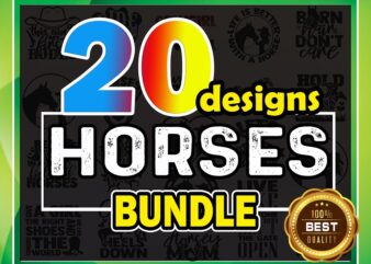 20 Horses Bundle, Horses SVG Cut Files, Cowgirl Clipart, Hold Your Horses, Commercial Use, Instant Download, Printable Vector Clip Art 715922853