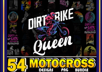 https://svgpackages.com Bundle 54 Designs Motocross Png, Real Girl ride dirt bikes PNG, Dirt bike png, motorcycle png, vinyl motorbike png, dirtbike, Digital Download 923316451