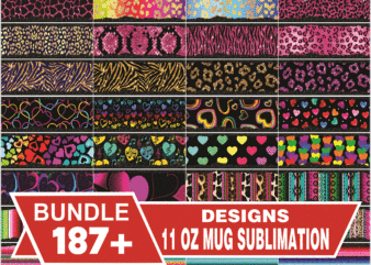 https://svgpackages.com Bundle 187 Designs 11 oz Mug Sublimation, 11oz Glitter Mug sublimation Drive, 200 Mug Sublimation files, Mug designs, Digital Download 924624194