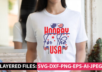 Hooray for the USA vector t-shirt design