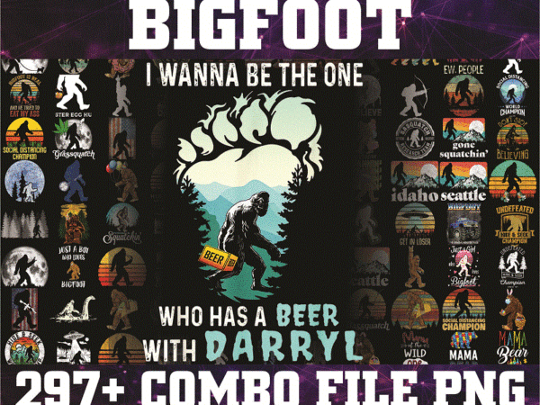 Https://svgpackages.com 297+ bigfoot png bundle, bigfoot png, yeti png, bigfoot sayings, mama bear png, bigfoot sunset png, believe in bigfoot, digital submilation 929443169 graphic t shirt