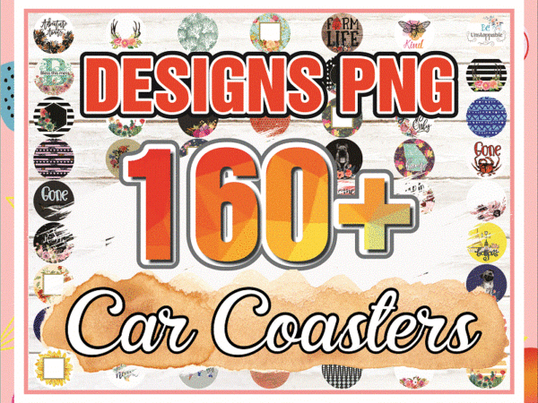 160+ designs car coasters png, car coaster designs, coaster png designs for sublimation, sublimation digital downloads 742328913
