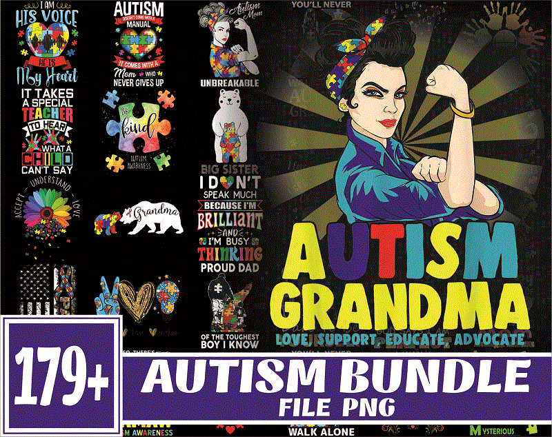 Bundle 179+ Autism PNG, Autism Rainbow PNG, Peace Love autism, Autism Gift, Autism Awareness, Autism Heart, Puzzle Ribbon, Digital Download 936897611