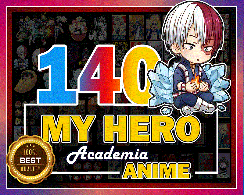 140 My Hero Academia Anime Bundle PNG, Boku Hero, Anime Heroes Png, Manga PNG, MidoriyaI Zuku, Todoroki Shouto Png, Instant download 1000162297