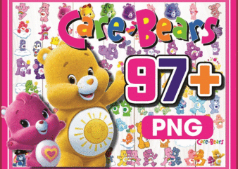 https://svgpackages.com 97 Care Bears ClipArt- PNG Images 300dpi Digital, Clip Art, Instant Download, Graphics Transparent Background Scrapbook 980324195