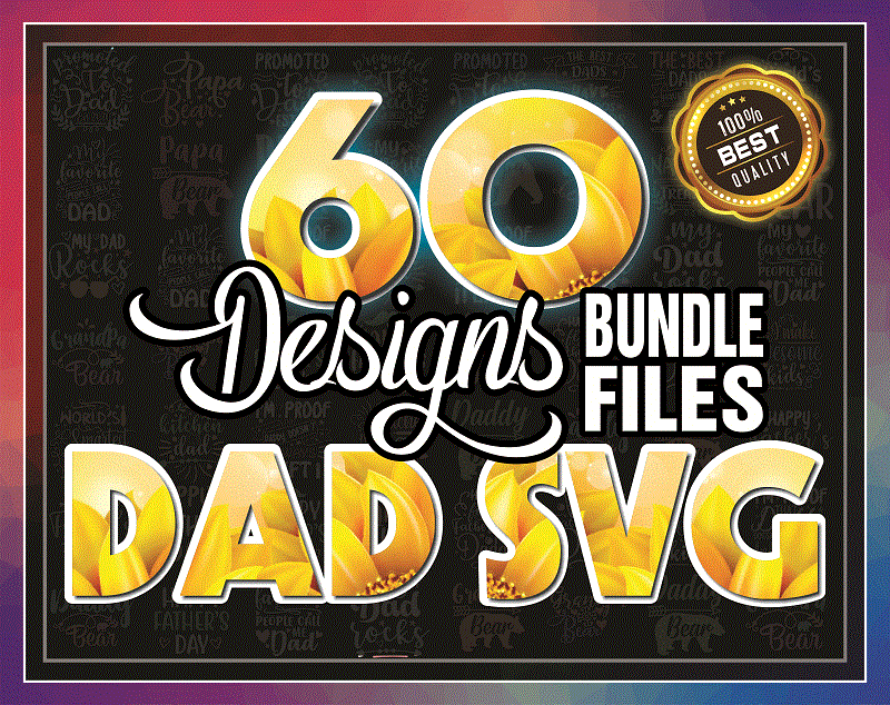 60 Designs Dad SVG Bundle, Happy Father Day Svg, Dad Lives Matter, Fonts Dad Bundle, Dad Designs Bundle, Dad Quote Svg, Instant Download 981472625