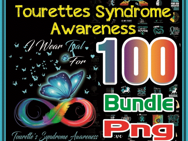 Https://svgpackages.com bundle 100 tourettes syndrome awareness png, tourettes syndrome png, tourette’s awareness png, tourettes peace love, instant download 982673495 graphic t shirt