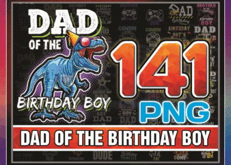 https://svgpackages.com 141 Dad Of The Birthday Boy png, png Files For Sublimation, Sublimation Designs Downloads, Digital Download, Digital download, Dad and son 986849604