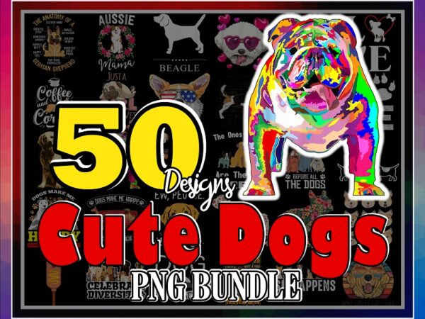 Https://svgpackages.com 50 designs cute dogs png bundle, furry friend, dog lovers, life is golden png, i let the dog out png, sublimation designs, instant download 966056712
