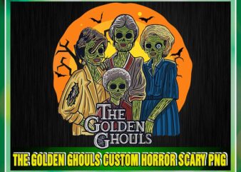 The Golden Ghouls Custom Horror Scary PNG, Vintage Horror Movie, Scary Halloween, Halloween PNG, Sublimation Designs, Digital Download 871158296