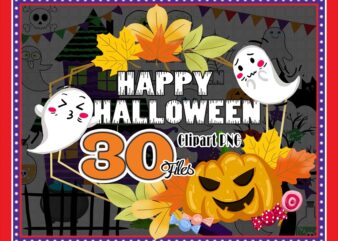 30 Happy Halloween Clipart Png, Cute Halloween Clip art, Happy Fun Halloween Png Bundle, Digital Download, Personal Use and Commercial Use 874444160