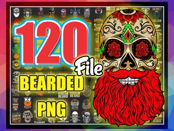 Https://svgpackages.com 120 beard png bundle, beardiful png bundle, beard clipart, skull lover, father’s day, beard dad png, png printable, digital download 986525875 graphic t shirt