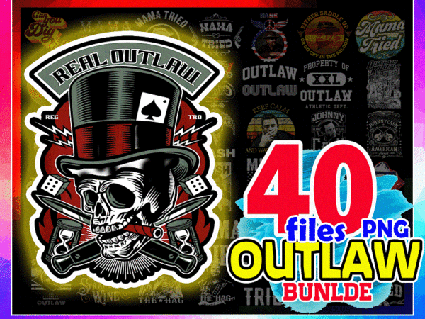 40 designs outlaw country png bundle, cash willie hank waylon merle png, country legends, country concert, country girl, country music 1005009192