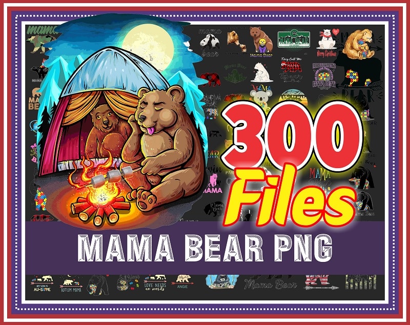 Combo 300 Designs Mama Bear PNG, Retro Mama PNG Bundle, Mom Life Png, Free Mom Hugs Png, Autism Mama Bear Png, Happy Mothers Day 987734503