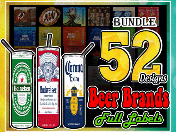 Combo 52 beer brands full labels designs tumber, 20oz skinny straight,template for sublimation,full tumbler, png digital download 1014533239 Combo 52 beer brands full labels designs tumber, 20oz skinny straight,template for sublimation,full tumbler, png digital download 1014533239
