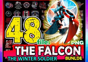 https://svgpackages.com 48 The Falcon and The Winter Soldier PNG, Who will wield the Shield ? PNG Transfer or Sublimation, marvel hero, captain american, digital 996336588 graphic t shirt