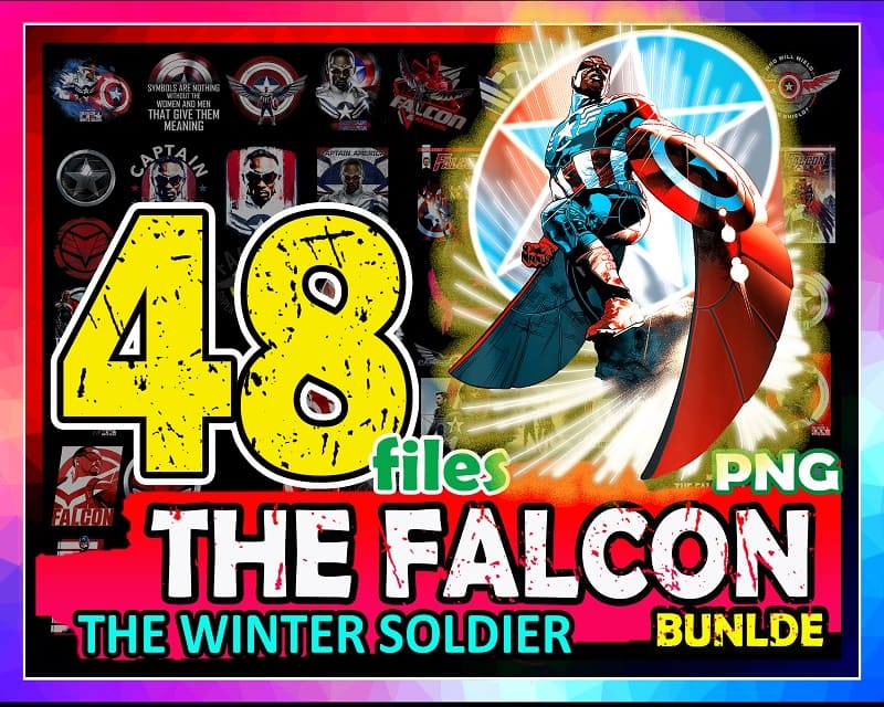 48 The Falcon and The Winter Soldier PNG, Who will wield the Shield ? PNG Transfer or Sublimation, marvel hero, captain american, digital 996336588