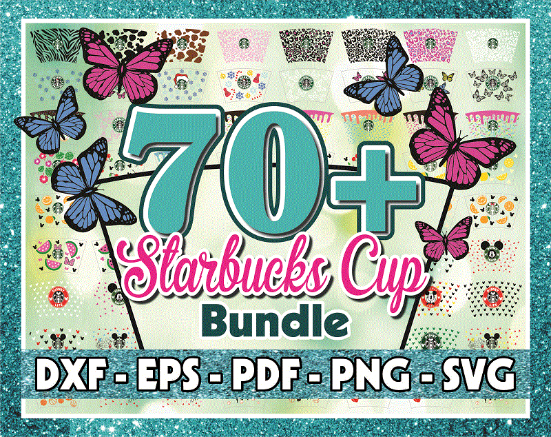 70+ Starbucks Cup SVG PNG Bundle, Starbucks svg, png, dxf, Starbucks svg cut files, Silhouette, Clipart, Digital Download 1005061282