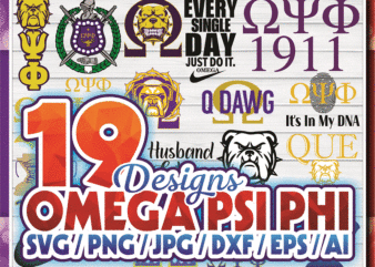 19 designs omega psi phi svg bundle, omega psi phi svg, png and jpeg file formats, fraternity digital downloads 899778364