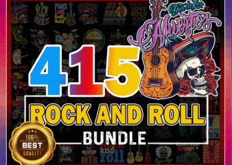 https://svgpackages.com Combo 415+ Rock And Roll PNG Bundle, Rock N Roll png, Rock Band Png, Peace Love Pock & Roll Png, Rock Png, Rock Star Png, Digital Download 997508158