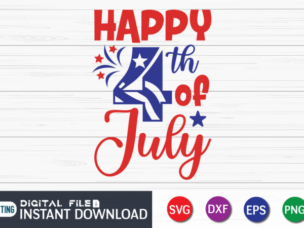 Happy 4th of july t shirt vector illustration Happy 4th of july t shirt vector illustration