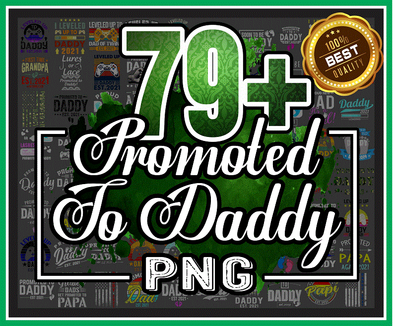 https://svgpackages.com 79+ Promoted To Daddy PNG File For Sublimation, Sublimate Designs, Vintage Daddy Design, Levelup To Daddy, png Download, Digital 1000036203