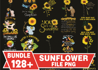 https://svgpackages.com Bundle 130+ Png Sunflower, Bundle Sundflower Design For Sublimation Print Png, Mother’s Day png, Digital PNG, Instant Download 1000395506