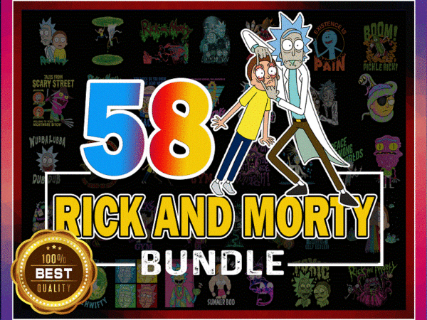 Https://svgpackages.com 58 rick and morty png bundle , rick and morty png, rick’s gym png, rick and morty cartoon, cartoon characters png, digital download 1002763083 graphic t shirt