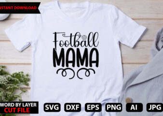 Football Mama vector t-shirt design