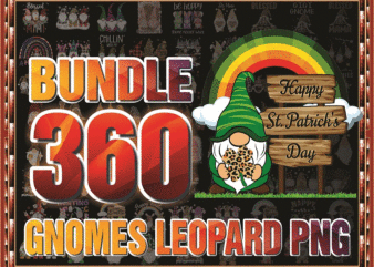 https://svgpackages.com Combo 360 Gnomes Leopard PNG, Bundle PNG, Leopard Png, Gnome PNG, Whimsical Design, Nordic Gnomes, Sublimation Gnomes, Designs Downloads 1003738090