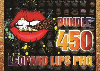https://svgpackages.com Combo 450 Leopard Lips PNG, Bundle PNG, Leopard Dripping Lips, Lips Clipart Sublimation, Dripping Lip Bite, Designs Downloads 1003741536