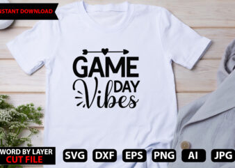 Game Day Vibes vector t-shirt design