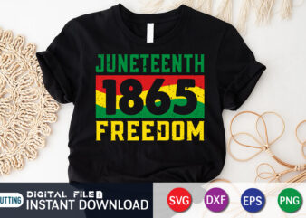 Juneteenth 1865 Freedom Day SVG shirt, reedom day flag shirt, juneteenth shirt, free-ish since 1865 svg, black lives matter shirt vector clipart
