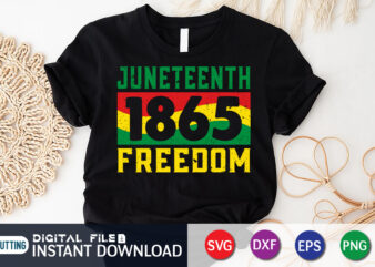 Juneteenth 1865 Freedom Day SVG shirt, reedom day flag shirt, juneteenth shirt, free-ish since 1865 svg, black lives matter shirt