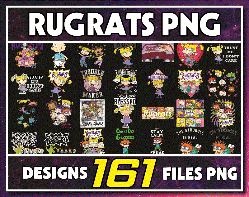 Combo 161 Rugrats png Bundle, Rugrats Friends, Tommy Chuckie Finster, Nickelodeon, Tumbler, Decal, Sublimation Rugrats, Digital download 1006831737