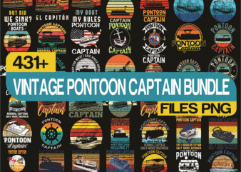 https://svgpackages.com 440 Designs Vintage Pontoon Captain Png Bundle, Pontoon Grandpa Png, Retro Kayak Png, Retro Rowing Crew Boat, Sublimation, Digital Download 1007188101