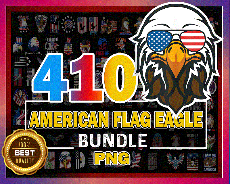 410 American Flag Eagle PNG Bundle, Eagle Behind USA Flag, Patriotic Military, Veteran Png, Eagle Lover Gift, American Flag,Digital Download 1007227130