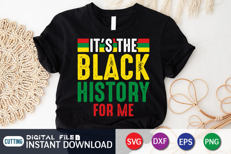 It's The Black History For Me SVG Shirt, juneteenth shirt, free-ish since 1865 svg, black lives matter shirt, juneteenth quotes cut file, independence day shirt, juneteenth shirt print template, juneteenth