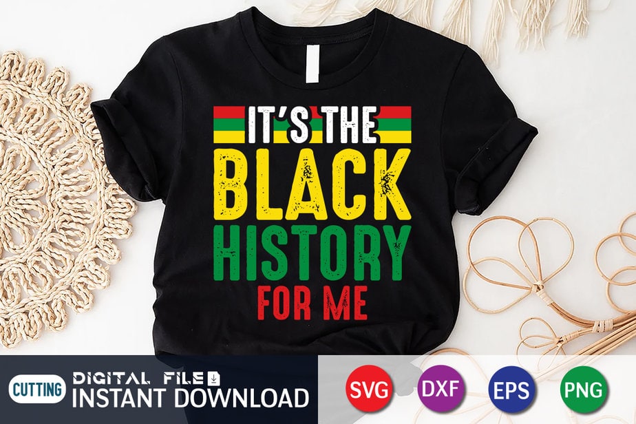 It's The Black History For Me SVG Shirt, juneteenth shirt, free-ish ...