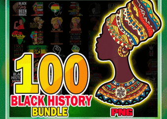 https://svgpackages.com 100 Black history PNG Bundle, Black history Month, Afro Black Woman African, Black Queen Png, Black Lives Matter, I Am Black History 1007303136 graphic t shirt