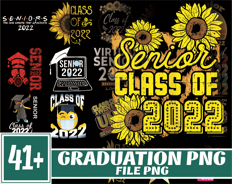 41+ Graduation PNG Bundle, High School, School Png, Class of 2022 PNG, Graduation, Sublimation Design, Png Designs, Digital Download, 1009653511