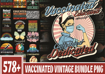 https://svgpackages.com 578 Vaccinated vintage PNG Bundle, Vaccine Funny Immunization, Educated Vaccinate Caffeinate Dedicated PNG, Hug Me In Vaccinated PNG 1010205660