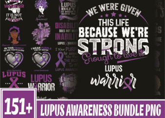 https://svgpackages.com Bundle 151+ Lupus awareness png, Lupus Digital png, Warrio lupus awareness Png, In May We Wear Purple Sublimation Png, Digital Download 1010229867
