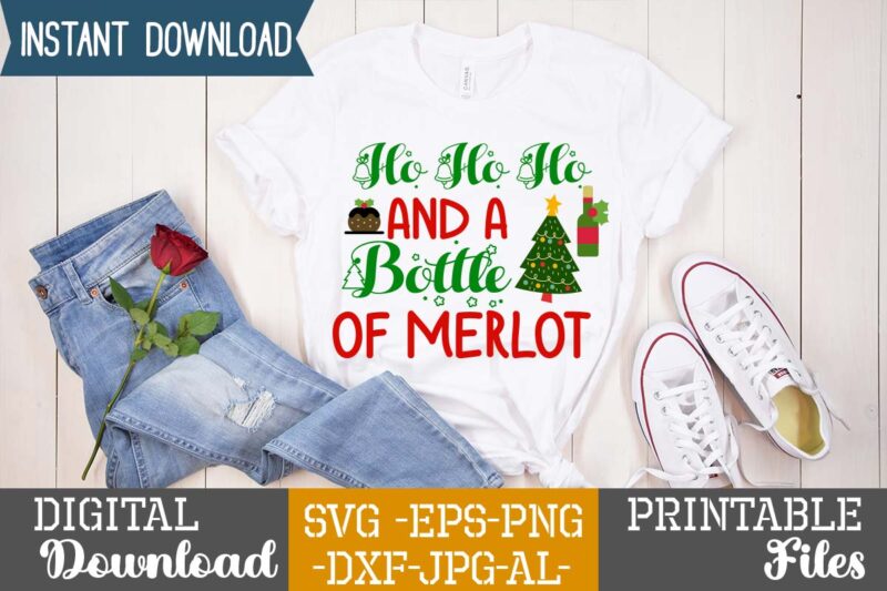 Ho Ho Ho And A Bottle Of Merlot,Christmas svg bundle ,svgs,quotes-and-sayings,food-drink,print-cut,mini-bundles,on-sale,christmas svg bundle, farmhouse christmas svg, farmhouse christmas, farmhouse sign svg, christmas for cricut, winter svg,merry christmas svg, tree &