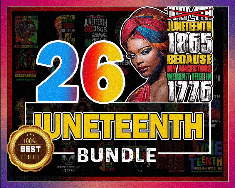 26 Juneteenth PNG, Juneteenth 19 Bundle, Juneteenth Black Americans Independence 1865 Png, Freedom Justice Equality PNG, Black Freedom 1010406529