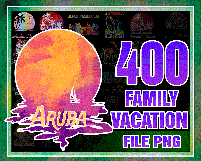 400 Designs Family Vacation PNG Bundle, Summer Beach Vacation 2022, Family spring break, Vacation, Family Member, Summer, Digital Download 1011273814