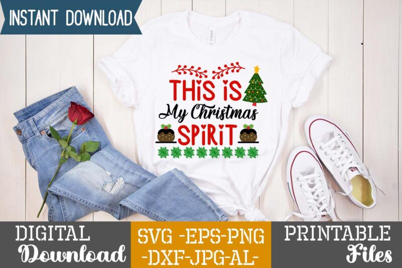 This Is My Christmas Spirit,Christmas svg bundle ,svgs,quotes-and-sayings,food-drink,print-cut,mini-bundles,on-sale,christmas svg bundle, farmhouse christmas svg, farmhouse christmas, farmhouse sign svg, christmas for cricut, winter svg,merry christmas svg, tree & snow silhouette round