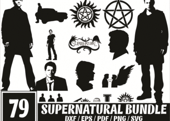 https://svgpackages.com 79+ Supernatural Svg Bundle, Supernatural Svg Png Dxf, Supernatural Svg Cut Files, Supernatural Cipart, Commercial Use, Digital Download 1012451705 graphic t shirt