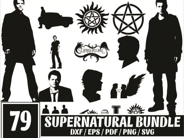 Https://svgpackages.com 79+ supernatural svg bundle, supernatural svg png dxf, supernatural svg cut files, supernatural cipart, commercial use, digital download 1012451705 graphic t shirt