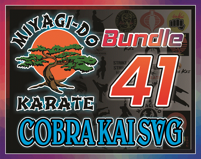 41 Cobra Kai SVG Bundle, Cobra Kai Logo Svg, Cobra Kai Letter Font, Karate Kid Png, Cobra Kai Snake Symbol Svg, Digital Download 1014563346